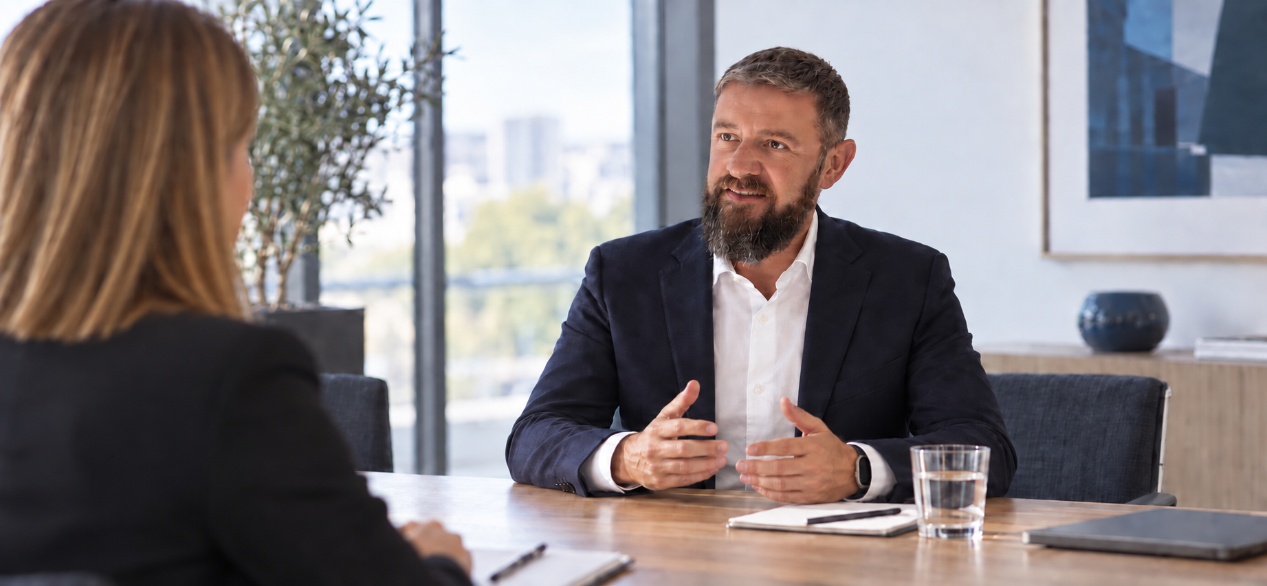 Entretien de recrutement avec la direction d’IRIS Expertise